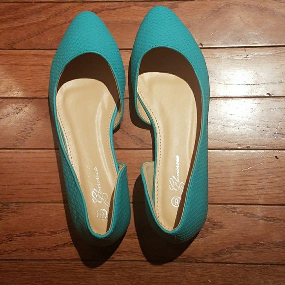 Glamorous Shoes - Mint flat